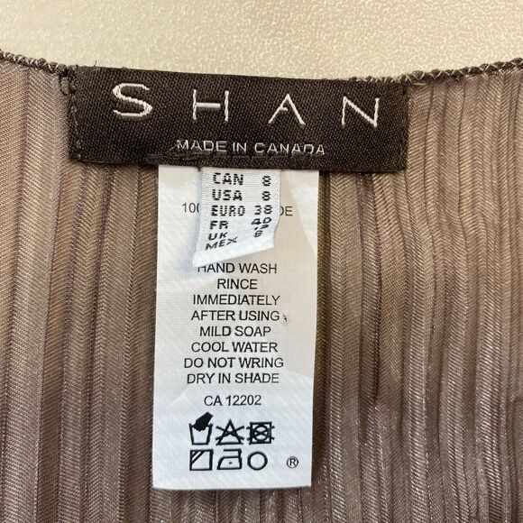 SHAN Sheer Brown Swim Coverup - Picture 9 of 10